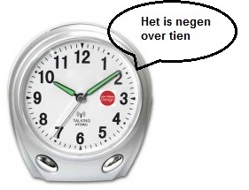 SPREKENDE WEKKER